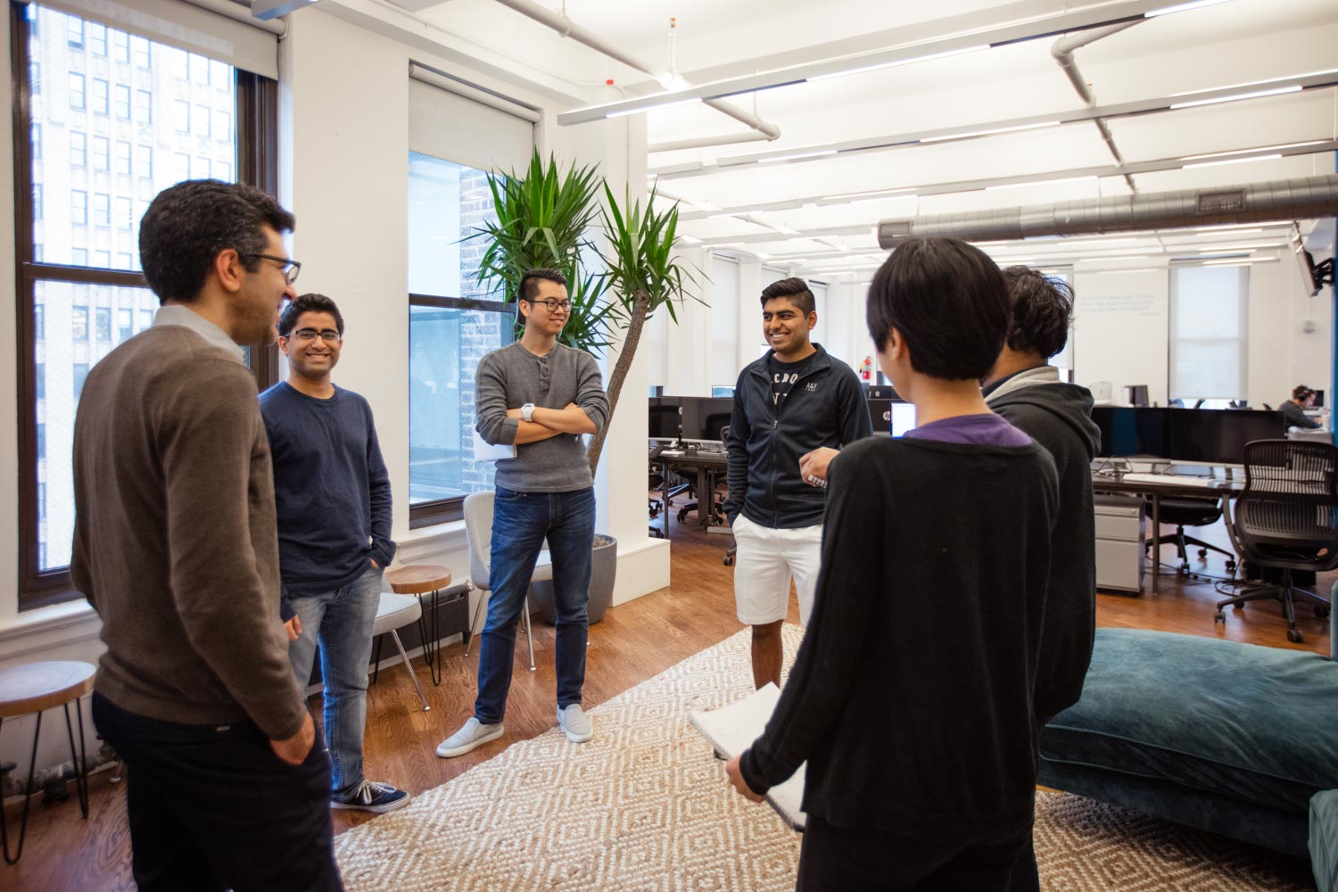 Business Lifestyle Photography Dallas | Team Photos of Tech Startup Meeting