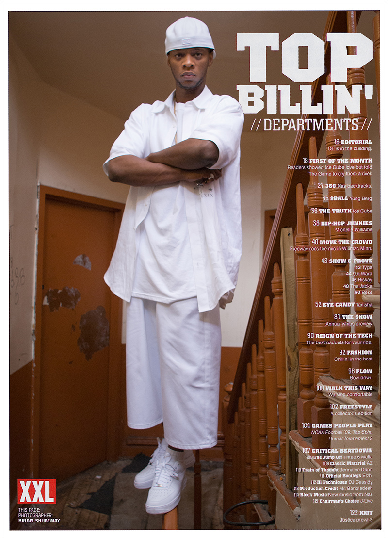 Dallas, Texas Editorial Photographer - Portrait of rapper and Love & Hip-Hop star Papoose Brooklyn XXL magazine