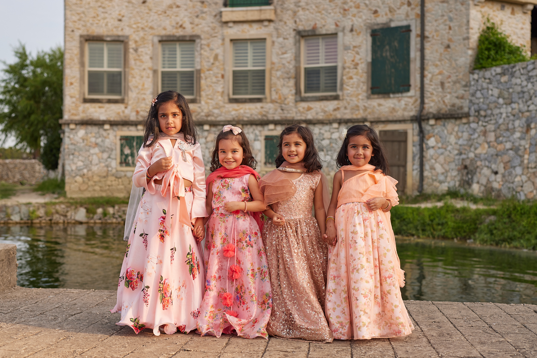 Cute Kids Fashion Shoot for Clothing Brand Lillies & Butterflies at Adriatica Village McKinney, Texas