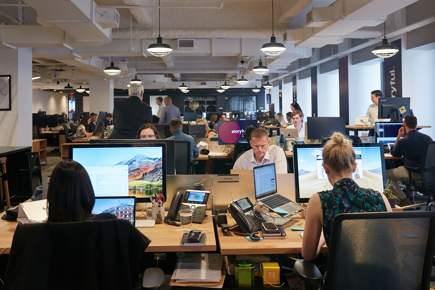 Interior Photography of Social Media Intelligence Agency Offices Storyful in New York City