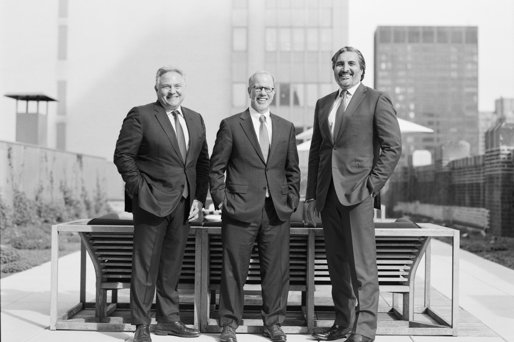 Black & White Executive Headshots for Real Estate Investment Advisors