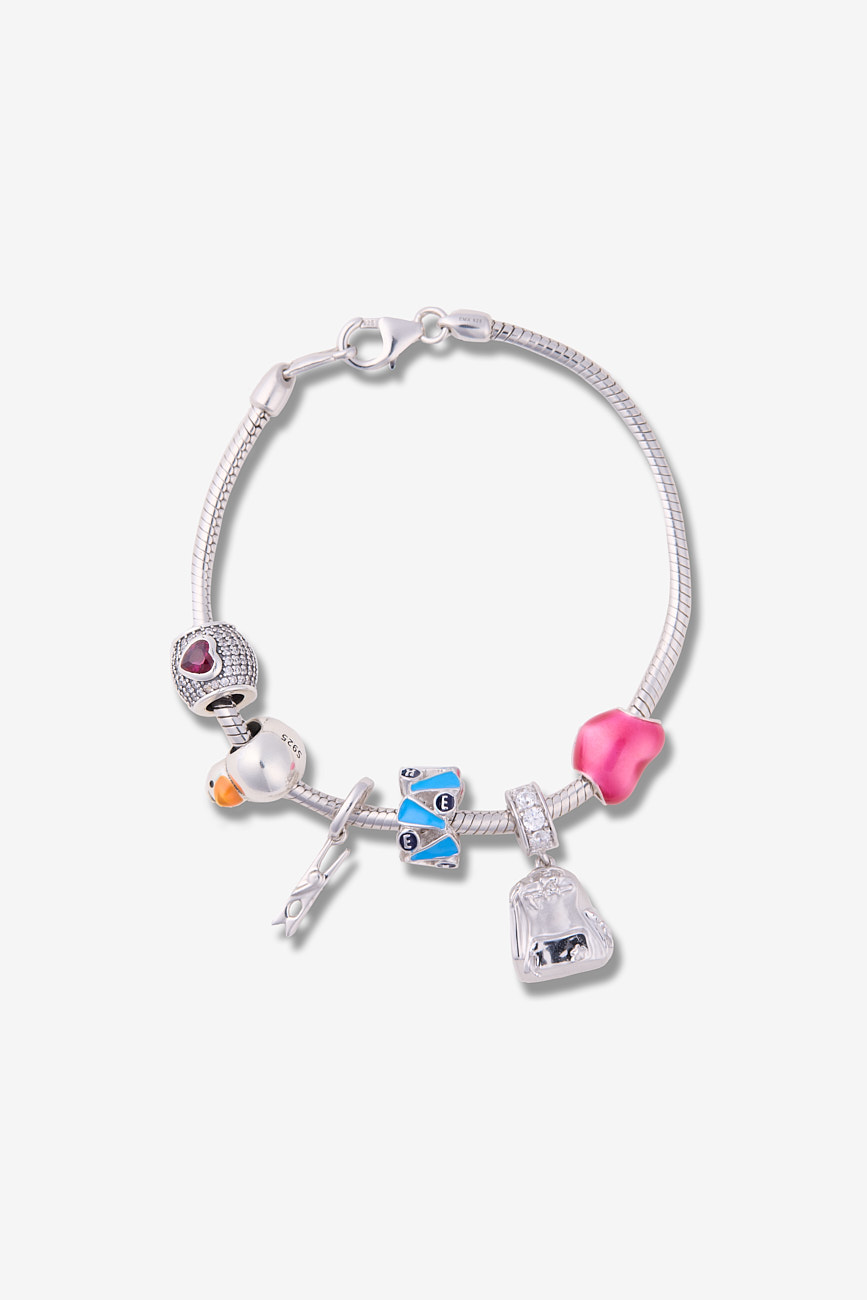 Dallas Product Photographyer -Jewelry Photography of Silver Charm Necklace